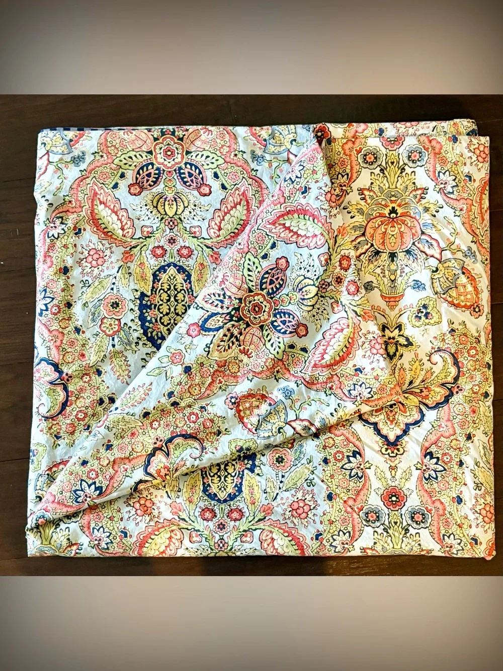 🔵 POTTERY BARN QUEEN DUVET SHEET SET FLORENTINE PAISLEY - EXCELLENT CONDITION 🔵